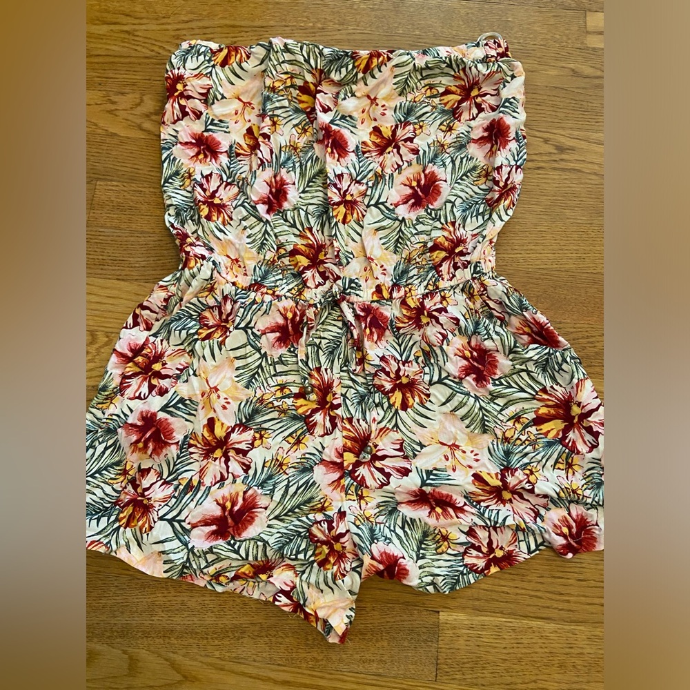 Angie Boho Strapless Romper